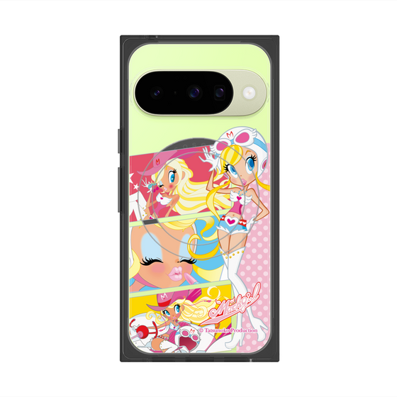 プレミアムスクエアケース with Pixelsnap［ マッハガール - コミック風 ］