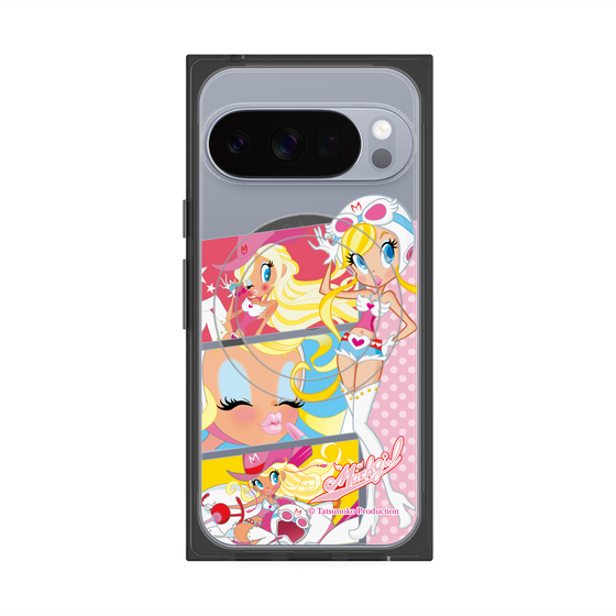プレミアムスクエアケース with Pixelsnap［ マッハガール - コミック風 ］