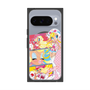 プレミアムスクエアケース with Pixelsnap［ マッハガール - コミック風 ］