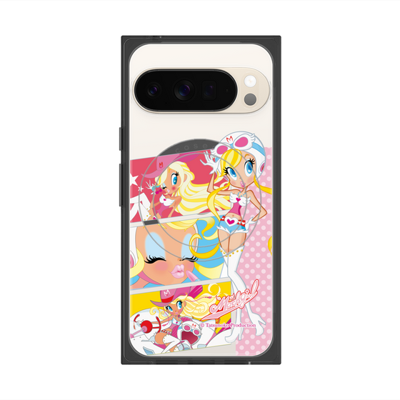 プレミアムスクエアケース with Pixelsnap［ マッハガール - コミック風 ］