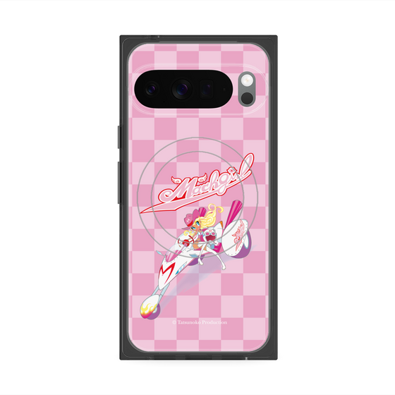 プレミアムスクエアケース with Pixelsnap［ マッハガール - チェック ］