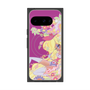 プレミアムスクエアケース with Pixelsnap［ マッハガール - 花とリップ ］