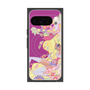 プレミアムスクエアケース with Pixelsnap［ マッハガール - 花とリップ ］