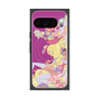 プレミアムスクエアケース with Pixelsnap［ マッハガール - 花とリップ ］
