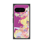 プレミアムスクエアケース with Pixelsnap［ マッハガール - 花とリップ ］