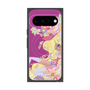 プレミアムスクエアケース with Pixelsnap［ マッハガール - 花とリップ ］