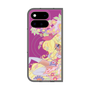 プレミアムスクエアケース with Pixelsnap［ マッハガール - 花とリップ ］
