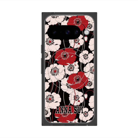 プレミアムスクエアケース with Pixelsnap［ ANNA SUI - ポピー ］