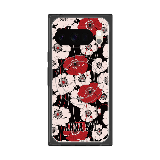 プレミアムスクエアケース with Pixelsnap［ ANNA SUI - ポピー ］
