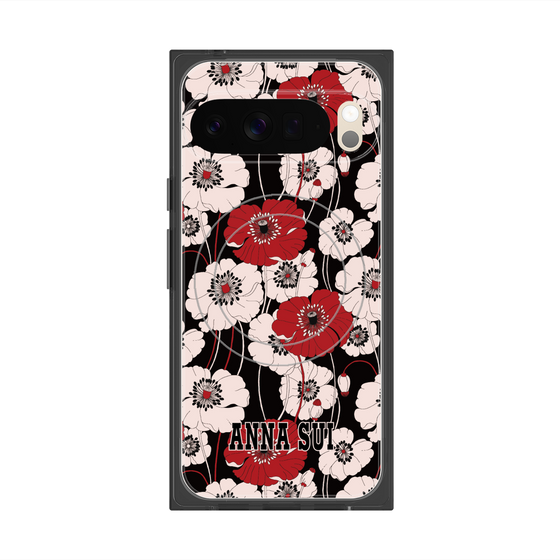 プレミアムスクエアケース with Pixelsnap［ ANNA SUI - ポピー ］