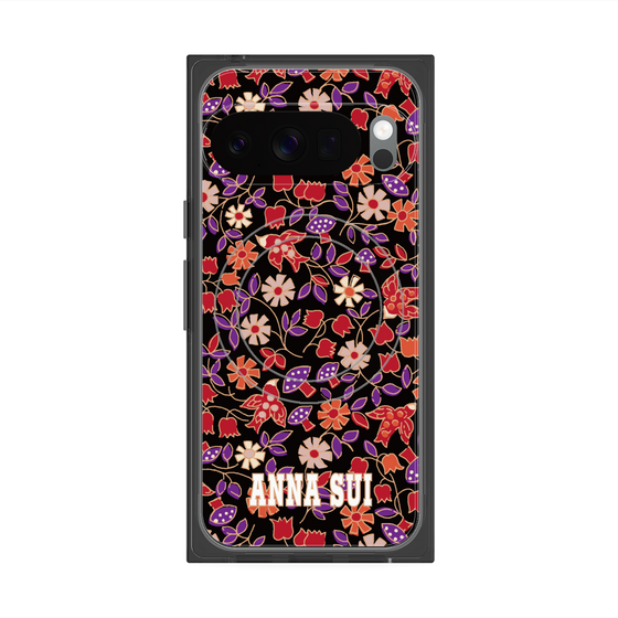 プレミアムスクエアケース with Pixelsnap［ ANNA SUI - ワイルドフラワー ］