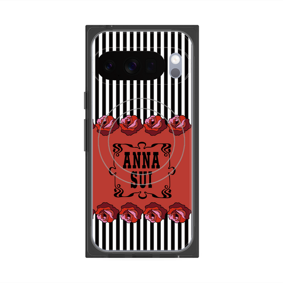 プレミアムスクエアケース with Pixelsnap［ ANNA SUI - ローズ ］