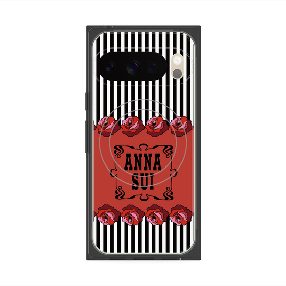 プレミアムスクエアケース with Pixelsnap［ ANNA SUI - ローズ ］