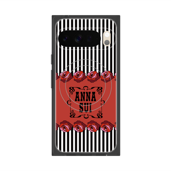 プレミアムスクエアケース with Pixelsnap［ ANNA SUI - ローズ ］