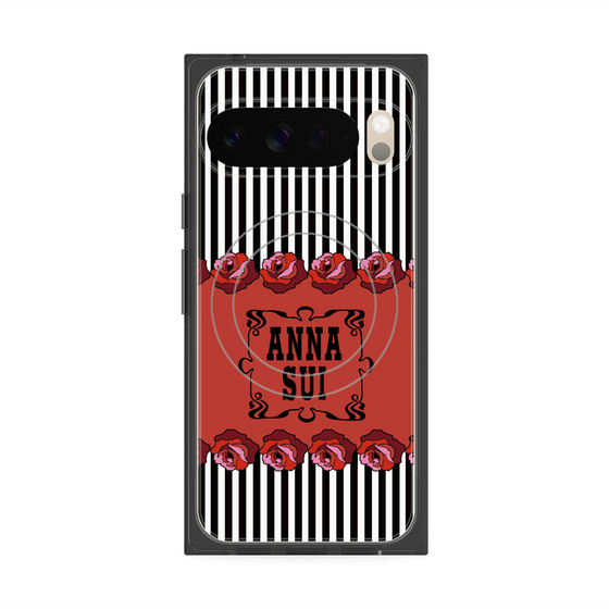 プレミアムスクエアケース with Pixelsnap［ ANNA SUI - ローズ ］