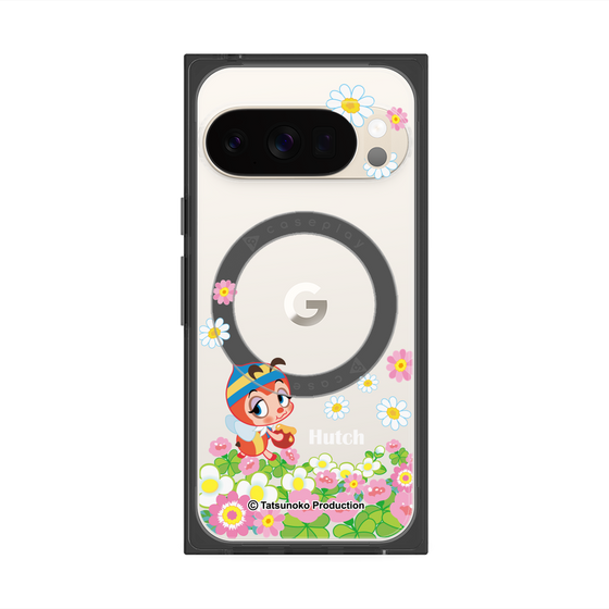 プレミアムスクエアケース with Pixelsnap［ 昆虫物語 みなしごハッチ - 花 ］