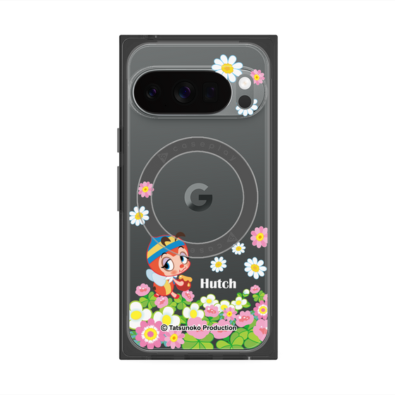 プレミアムスクエアケース with Pixelsnap［ 昆虫物語 みなしごハッチ - 花 ］