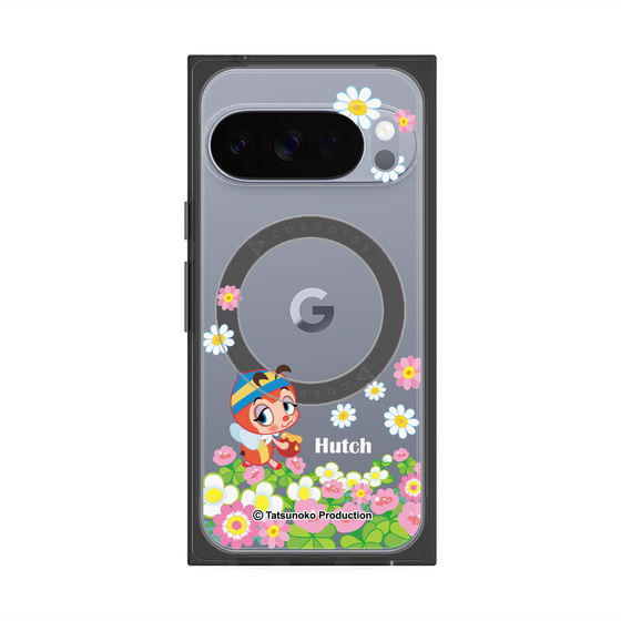 プレミアムスクエアケース with Pixelsnap［ 昆虫物語 みなしごハッチ - 花 ］
