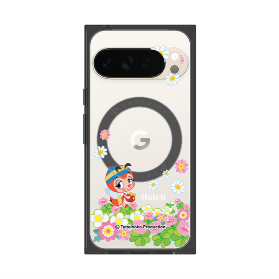プレミアムスクエアケース with Pixelsnap［ 昆虫物語 みなしごハッチ - 花 ］