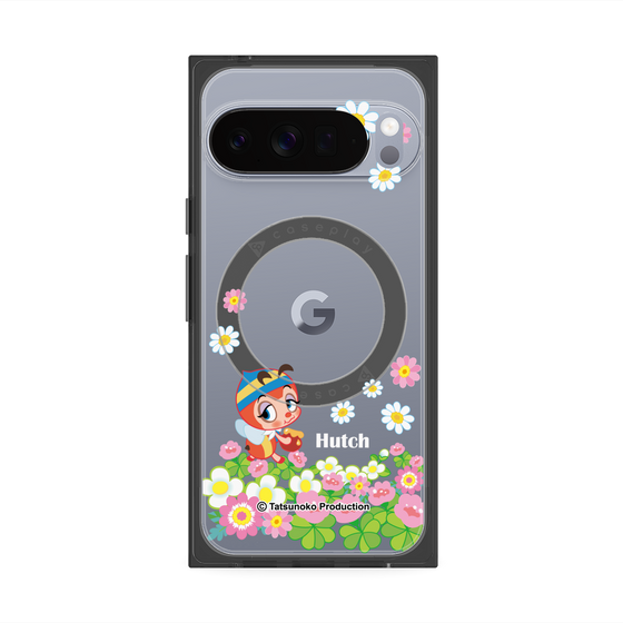 プレミアムスクエアケース with Pixelsnap［ 昆虫物語 みなしごハッチ - 花 ］