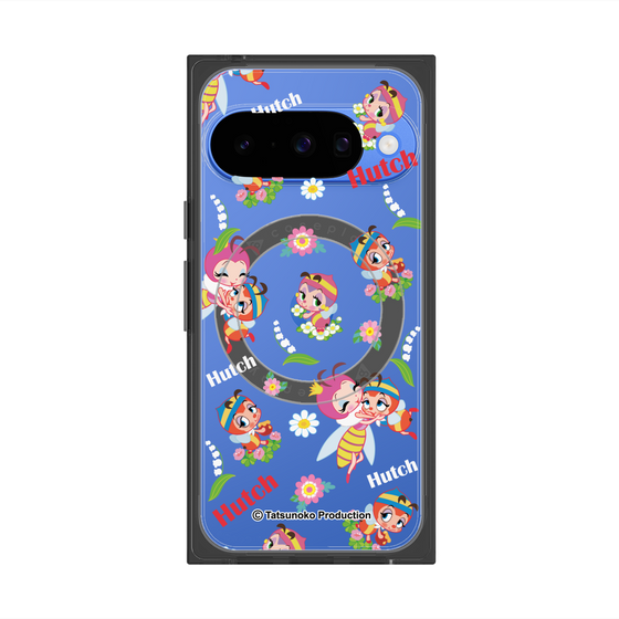 プレミアムスクエアケース with Pixelsnap［ 昆虫物語 みなしごハッチ - 総柄 ］