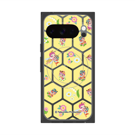 プレミアムスクエアケース with Pixelsnap［ 昆虫物語 みなしごハッチ - ハニカム ］