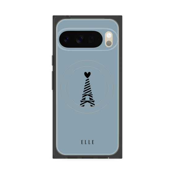 プレミアムスクエアケース with Pixelsnap［ ELLE - エッフェル塔 ］