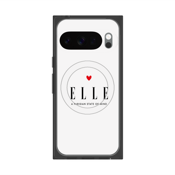 プレミアムスクエアケース with Pixelsnap［ ELLE - アイコン ］