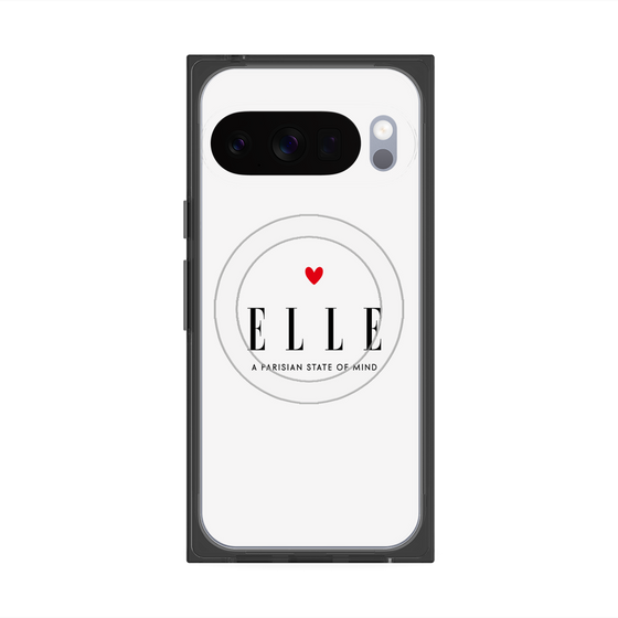 プレミアムスクエアケース with Pixelsnap［ ELLE - アイコン ］