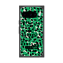 プレミアムスクエアケース with Pixelsnap［ ELLEgirl - レオパード - Green ］