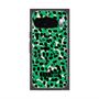 プレミアムスクエアケース with Pixelsnap［ ELLEgirl - レオパード - Green ］