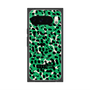 プレミアムスクエアケース with Pixelsnap［ ELLEgirl - レオパード - Green ］