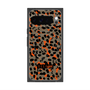 プレミアムスクエアケース with Pixelsnap［ ELLEgirl - レオパード - Brown ］