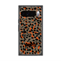 プレミアムスクエアケース with Pixelsnap［ ELLEgirl - レオパード - Brown ］