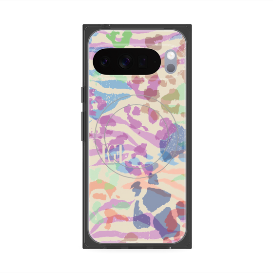 プレミアムスクエアケース with Pixelsnap［ ELLEgirl - ペイント ］