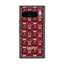 プレミアムスクエアケース with Pixelsnap［ ANNA SUI - バタフライハーツ - レッド ］