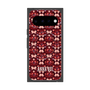 プレミアムスクエアケース with Pixelsnap［ ANNA SUI - バタフライハーツ - レッド ］