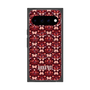 プレミアムスクエアケース with Pixelsnap［ ANNA SUI - バタフライハーツ - レッド ］