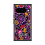 プレミアムスクエアケース with Pixelsnap［ ANNA SUI - ガーデンフワラー - マゼンタ ］