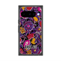 プレミアムスクエアケース with Pixelsnap［ ANNA SUI - ガーデンフワラー - マゼンタ ］
