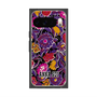 プレミアムスクエアケース with Pixelsnap［ ANNA SUI - ガーデンフワラー - マゼンタ ］