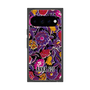 プレミアムスクエアケース with Pixelsnap［ ANNA SUI - ガーデンフワラー - マゼンタ ］