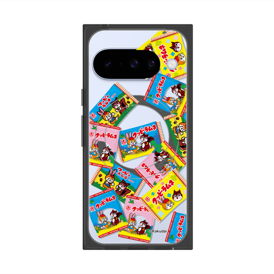 プレミアムスクエアケース with Pixelsnap［ クッピーラムネ - 復刻パッケージ ］