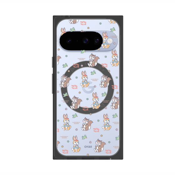 プレミアムスクエアケース with Pixelsnap［ クピラムフレンズ - フェイス ］