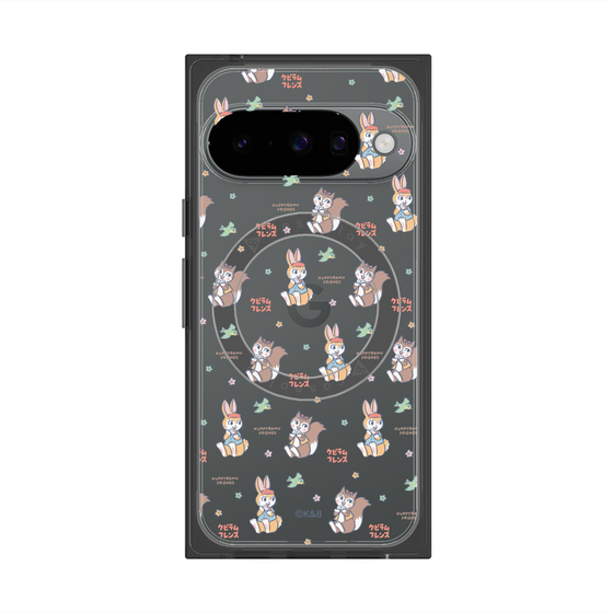 プレミアムスクエアケース with Pixelsnap［ クピラムフレンズ - フェイス ］