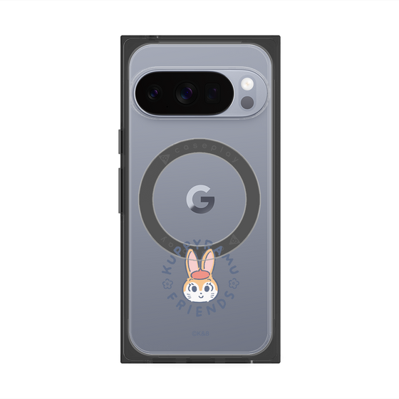 プレミアムスクエアケース with Pixelsnap［ クピラムフレンズ - ロゴ - クッピー ］