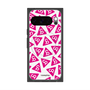 プレミアムスクエアケース with Pixelsnap［ オリジナル - CASEPLAYロゴマーク - ピンク ］