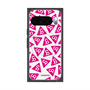 プレミアムスクエアケース with Pixelsnap［ オリジナル - CASEPLAYロゴマーク - ピンク ］