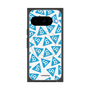 プレミアムスクエアケース with Pixelsnap［ オリジナル - CASEPLAYロゴマーク - ライトブルー ］
