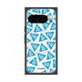 プレミアムスクエアケース with Pixelsnap［ オリジナル - CASEPLAYロゴマーク - ライトブルー ］